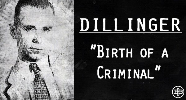 BBarrelMedia's tweet photo. 13 months of bank robberies, shootouts and taking hostages. The man responsible for the mayhem — Public Enemy No.  1, John Dillinger. His story begins now on Infamous America: DILLINGER “Birth of a Criminal” live on @ApplePodcasts https://t.co/wng3oC8m7S https://t.co/oNnrNC4BvA