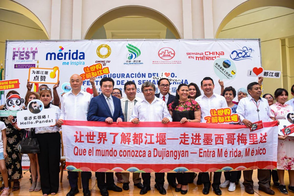 ArturoLeonMx's tweet photo. No te pierdas los eventos de la Semana China🇨🇳 que tenemos para ti en este 478 Aniversario de Mérida🇲🇽.
💃🏻🐲Danza, música tradicional, ceremonias de té, ópera y talleres didácticos y recreativos🧧.
#MéridaEsCultura https://t.co/PEBpfuJY4r