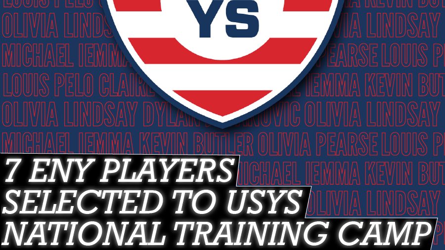 ENYSoccer's tweet photo. 7 ENY Players have been selected to the United States Youth Soccer (US Youth Soccer) training camp โฝ! Congratulations ๐ #ENYStrong #ODPStrong #TrainingCamp https://t.co/uqMRN5M69z