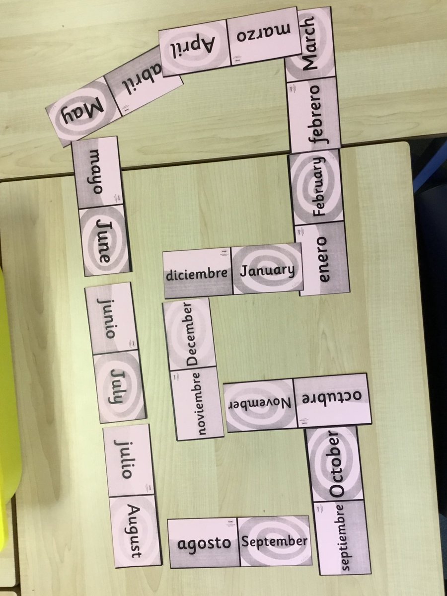 windyknoweps's tweet photo. In P5 we have been trying different activities to help us in our learning of months of the year in Spanish! #losmeses #Espanol https://t.co/wfjJJUIzGU