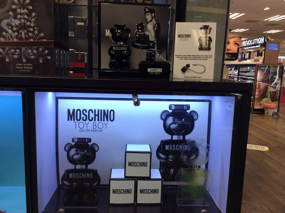 New in store this week Moschino Toy Boy with notes of bergamot musks and woods , this fragrance is a must for Valentines Day . Why not pop into The Perfume Shop inside Superdrug Sauchiehall Street and try this amazing Eau De Parfum