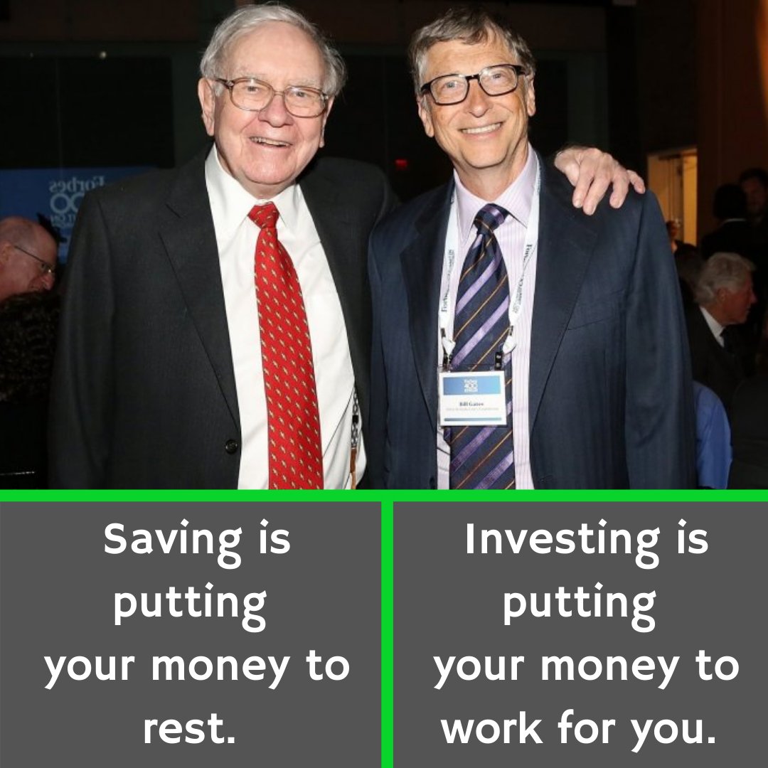 TRADEPROAcademy's tweet photo. What do Bill Gates and Warren Buffet have in common? They're extremely rich! How? They let their money work for them through investing. Find our how you can have thousands, no wait MILLIONS of workers at TRADEPRO Academy. https://t.co/VcoPRKw1io