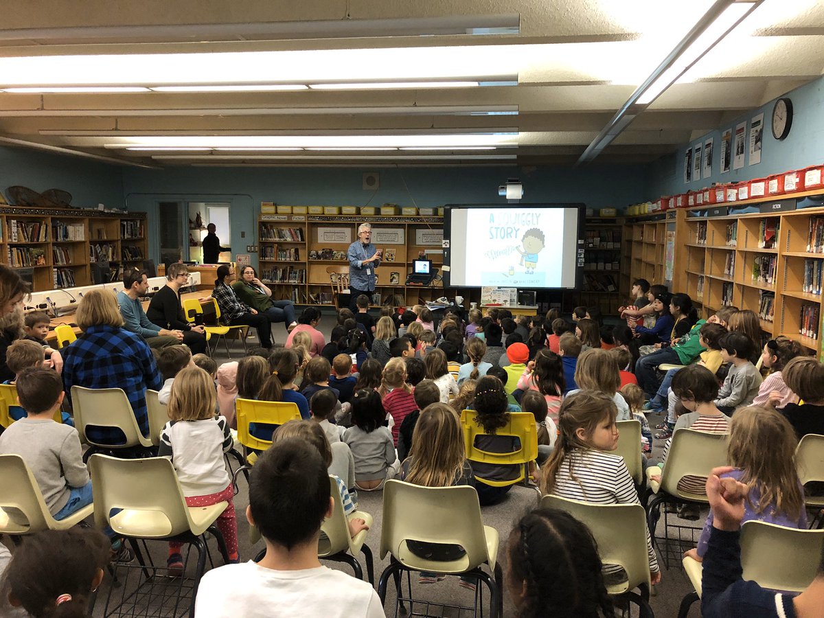 Angel04brea's tweet photo. We welcome #AndrewLarsen to @ClintonTDSB. Thank you for sharing with us your love for writing. https://t.co/zVkBIQRp26
