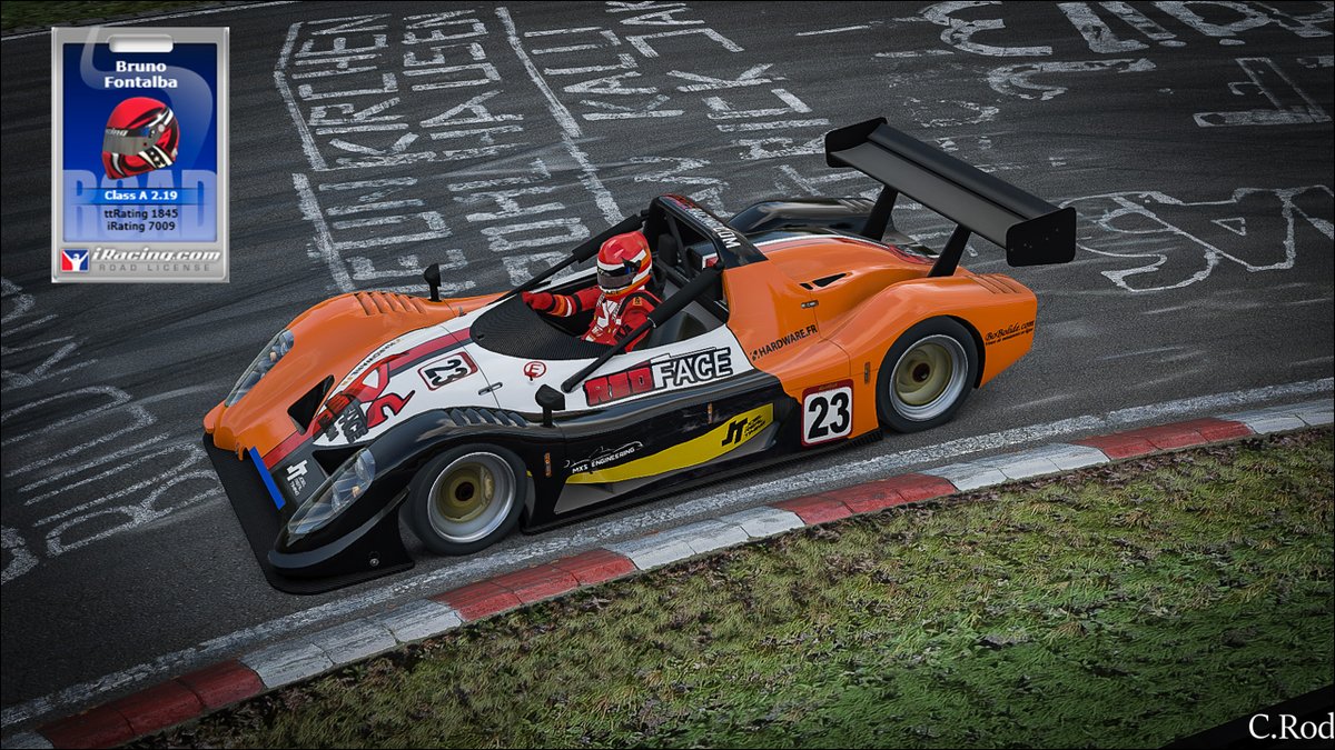 RedfaceRacing's tweet image. 💪 Bravo à notre pilote Bruno Fontalba pour ses 7k d'iRating !
Bruno est dans la team depuis le début de l'aventure Redface !
👌 C'est un pilier sur lequel chacun s'appuie pour progresser et s'amuser.
❤ Merci de ta bonne humeur, ta joie de vivre, ta gentillesse et tes conseils.