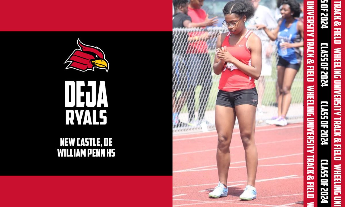 WUXCTF's tweet photo. ✍🏽SIGNED!!✍🏽 This morning we would like to welcome Deja Ryals from William Penn HS in New Castle, Delaware. Deja is an excellent addition to our sprints crew and will be working in the short sprints area. Excited for Deja to become part of the Cardinal Family! #GoCards #WUTrack https://t.co/lhO2czDkWb