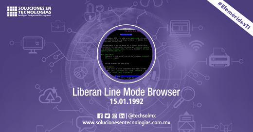 techsolmx's tweet photo. Un día como hoy (15/01/1992): Se liberaba Line Mode Browser v1.1, primer navegador multiplataforma, creado por Nicola Pellow, que trabajaba como pasante en el CERN. https://t.co/X03rqGL4wu

#SomosSoluciones #EfeméridesTI #LineModeBrowser #WebBrowser #NicolaPellow #CERN #TIC #IT https://t.co/UYiX3V7DYV
