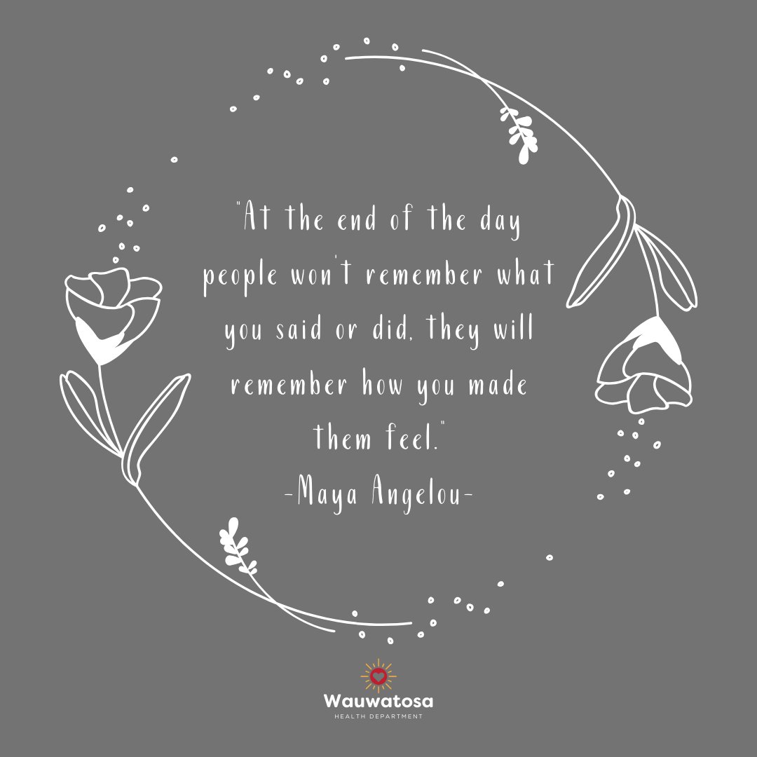 HealthyTosa's tweet image. #WordsOfWisdomWednesday #RememberWhatMatters #2020