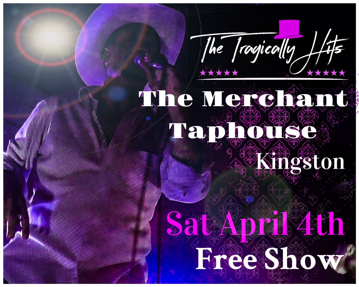TragicallyHits1's tweet photo. #thetragicallyhits are ready to rock the hips hometown of Kingston!
Saturday April 4th at #merchanttaphouse downtown Kingston.
Show starts at 9pm and it’s FREE! 
#hiptributeband 
#thetragicallyhip 
#thehip https://t.co/SlaCT0T22z