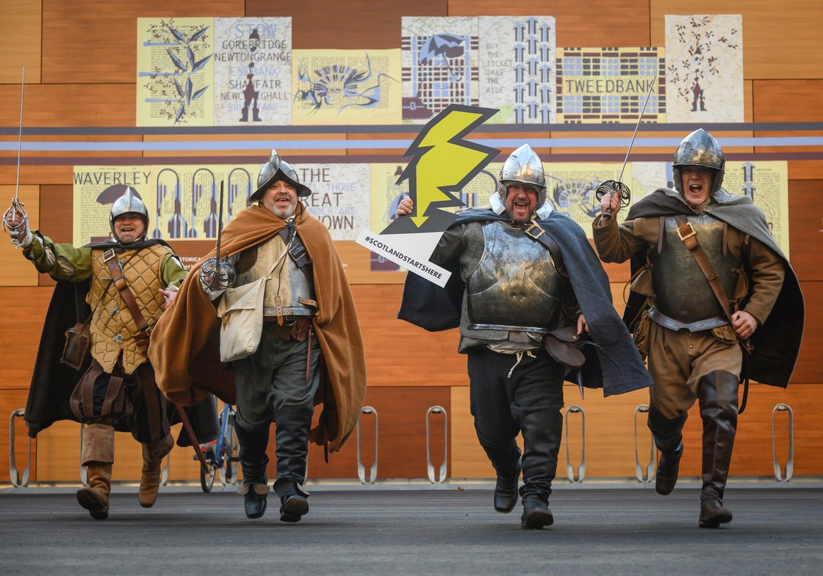 Exciting launch of the new #ScotlandStartsHere campaign!! It is aiming to raise the profile of the #ScottishBorders and #Midlothian as a year-round tourism destination. Find out more here: bit.ly/36Y5C50 ⚔️🏴󠁧󠁢󠁳󠁣󠁴󠁿😁