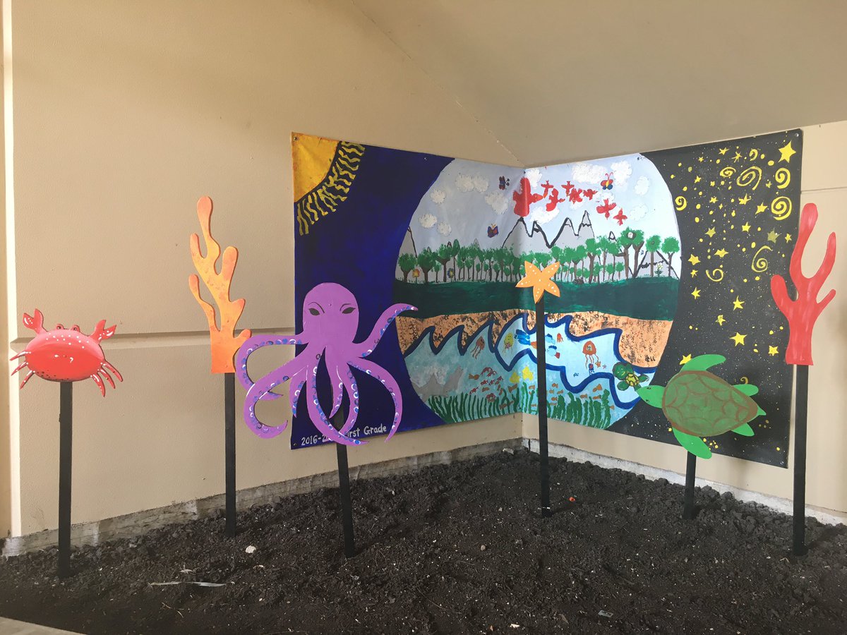 PineJogArtRoom's tweet photo. Our Art Clubs have been working on our habitat gardens this school year. Two are finished. Our goal is to finish two more this school year. Plugging away at our goals. How are your new year’s goals going!?! #habitatgardens #everglades #evergladesfoundation #coralreef https://t.co/Dtg2PiawdX
