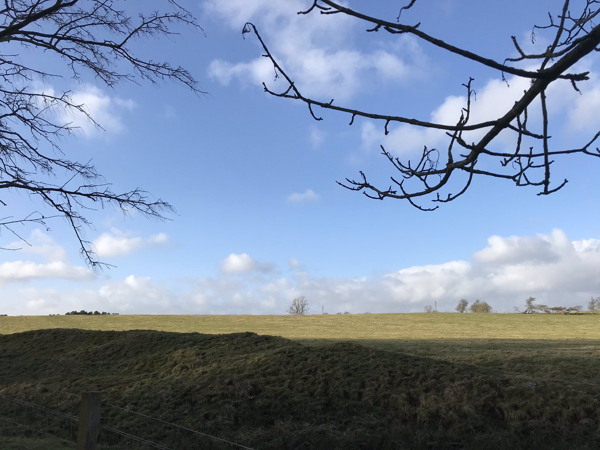 LikeOldTat's tweet photo. Lush blustery walk around the C18th #HartburnGrotto (Adam and Eve sat in the niches) and surrounding countryside. The #AncientRoman #DevilsCauseway ran through here @DrJEBall @_RomanBritain @TrimontiumTrust @Dougwriter https://t.co/SK8NRolcz6