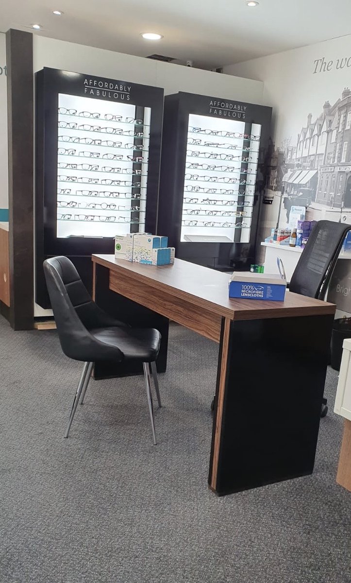 Weareimageworks's tweet image. Refresh to Surrey Opticians - New Dispensing tables and LED Display Cabinets #imageworks #opticians # refits