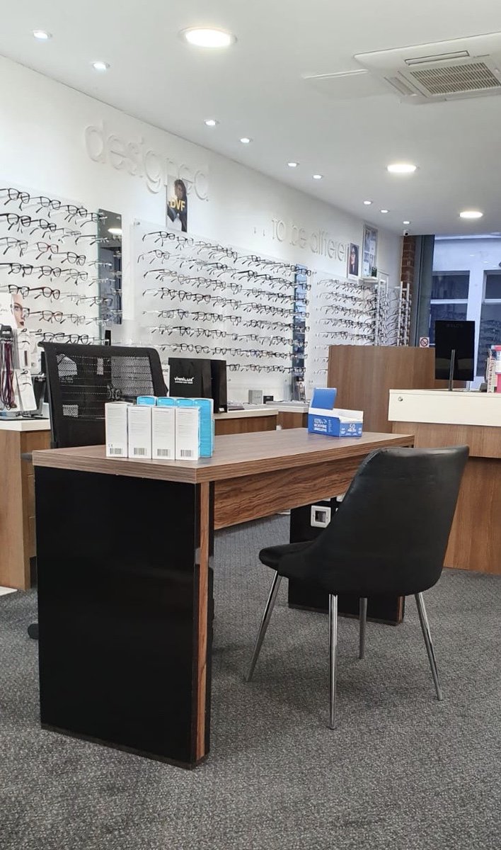 Weareimageworks's tweet image. Refresh to Surrey Opticians - New Dispensing tables and LED Display Cabinets #imageworks #opticians # refits
