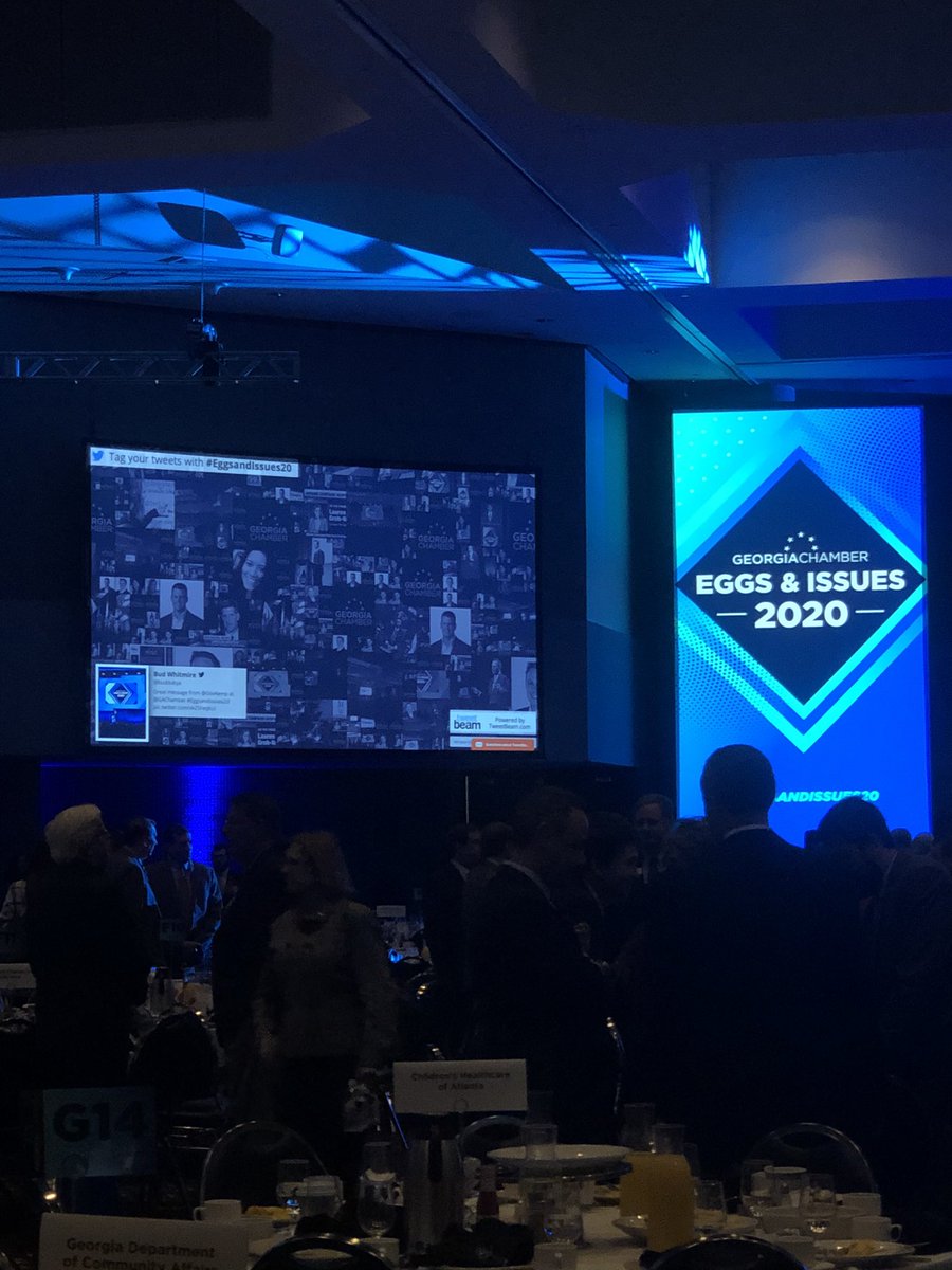 HillaryHolley4's tweet photo. I’m sure Kemp’s team and the GA GOP loved seeing #TeamFairFight’s faces on the Georgia Chamber of Commerce’s screen this morning. Yes, we were there. Georgians deserve to live in a state that not only remains open for business but also has the freedom and opportunity to thrive. https://t.co/RpVSMjejHU