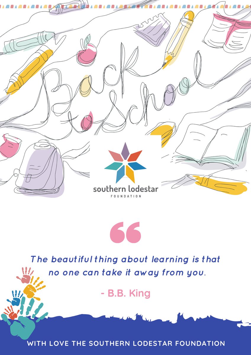 BACK TO SCHOOL BOYS &amp; GIRLS! The foundation would like to wish all the scholars we support the best of luck for the first term!