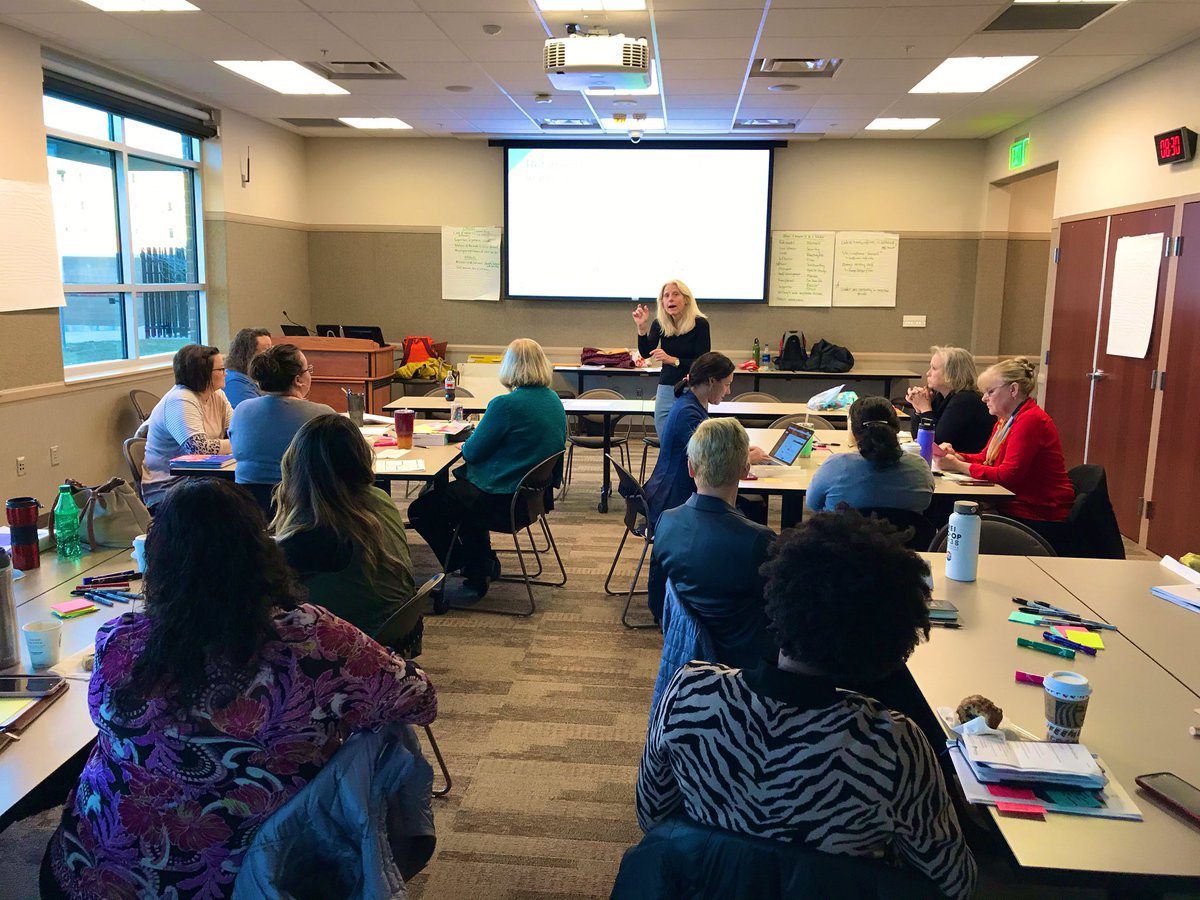 jonmccay's tweet photo. Day 2 of a goals-driven leadership workshop with CO human services teams. We’re talking how to get science-informed interventions to stick in public agencies. Sustaining, scaling, and replicating — redefining implementation through an ecological model. #ProgressTogether https://t.co/c8PXpXiE1K