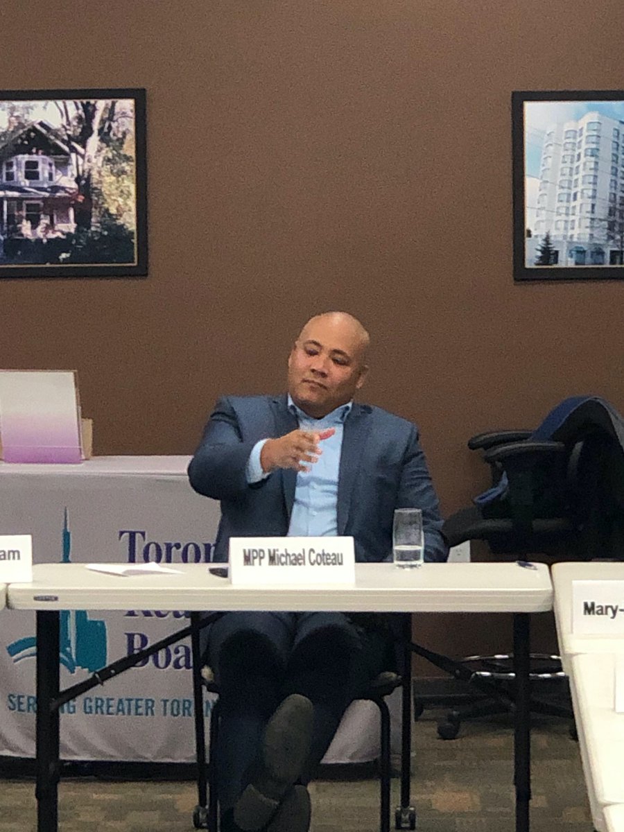 TheReal_TRREB's tweet photo. Thank you MPP Michael Coteau for participating in TREB’s roundtable series with major candidates seeking the ON Liberal Party leadership. As TREB’s MPP, we appreciated you sharing your big ideas for a progressive ON, and on matters affecting real estate and homeownership.
#TREBGR https://t.co/Y6cbk2z0g5
