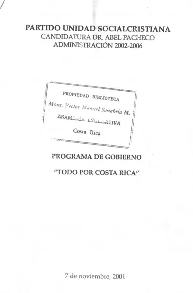 EdPolicyReview's tweet photo. El Partido Unidad Social Cristiana (PUSC), PROGRAMA DE GOBIERNO 2002 - 2006... y RECOPE, etanol, entre otros: 1/ https://t.co/RIJUeJsZR6
