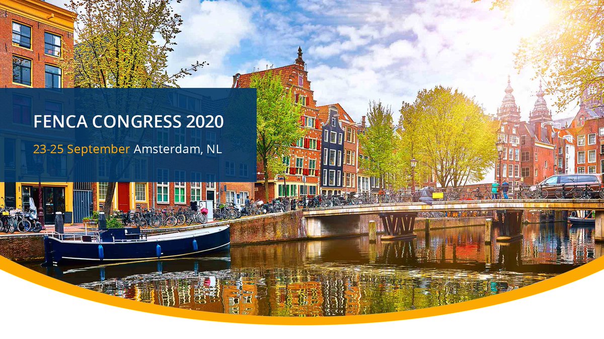 Save the date: FENCA’s next Congress will be from 23 to 25 September in beautiful Amsterdam! More information about #FENCA2020: linkedin.com/posts/fenca---…