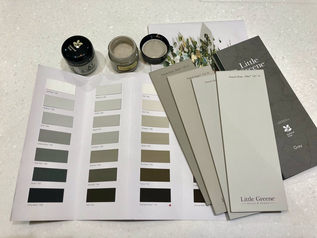 DistinctiveLite's tweet photo. So what’s the perfect grey? Let us help you - finding the right grey for any interior can be difficult. It needs to contain a little red and a touch of blue, for the perfect middle tint. #littlegreenepaint #colourfulhome #interiorstyling https://t.co/Y6GbXXfZyT