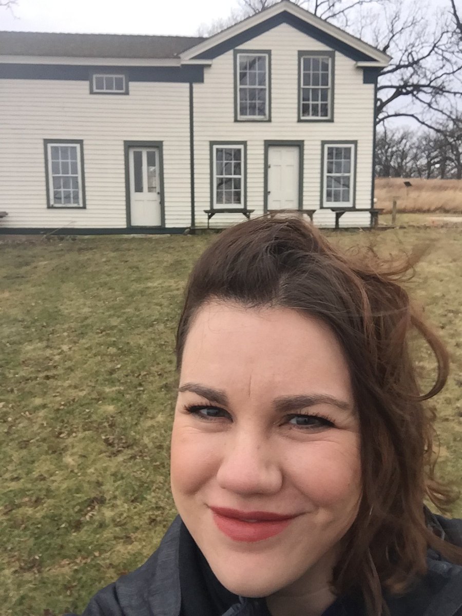 DiscoverMCCD's tweet photo. Today is #MuseumSelfieDay! We asked a few staff members to take selfies with various education artifacts, exhibits at Lost Valley Visitor Center, and at the historic Powers-Walker house in Glacial Park! #MuseumSelfie #DiscoverMCCD #GlacialPark https://t.co/GFVsqlRxiz
