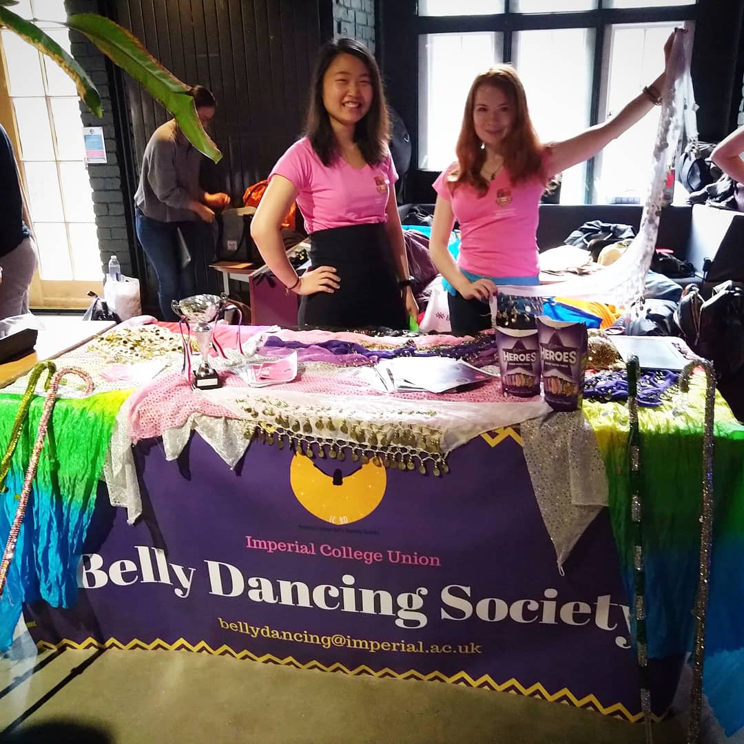 Missed all this at the Freshers Fair back in October? Come see us at the Welcome Back Fair next Wednesday 11am - 4pm in the Great Hall - stall number 33!

Find out about all things bellydance at our sparkly stall - it's not too late to learn bellydancing 💖💃