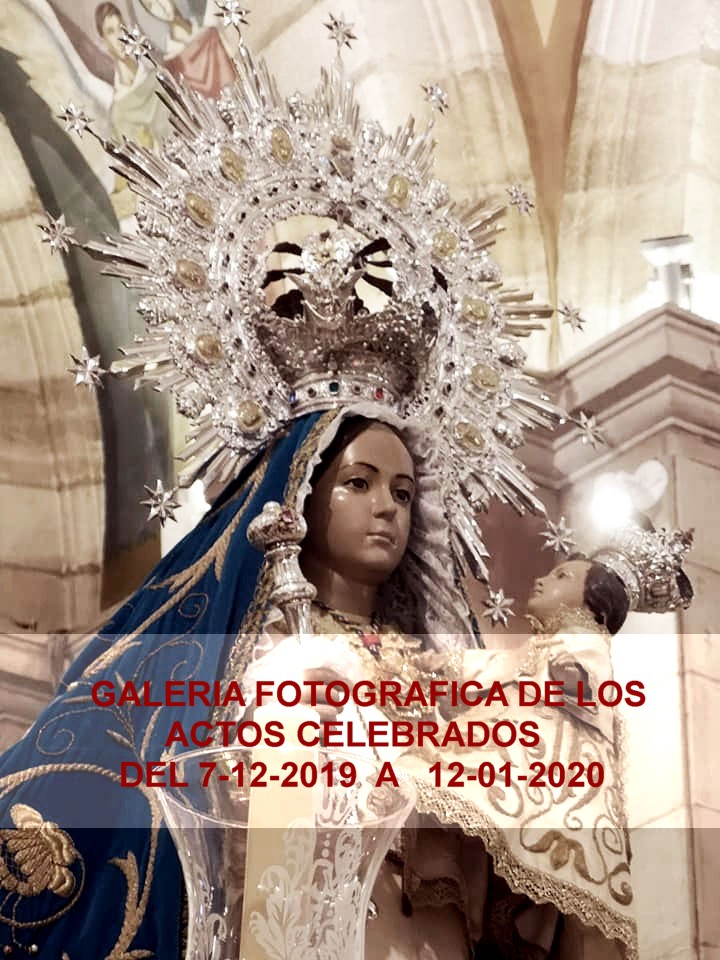 ACTOS CELEBRADOS DEL 07-12-2019 AL 12-01-2020 - virgendelinarejos.es/?p=3899