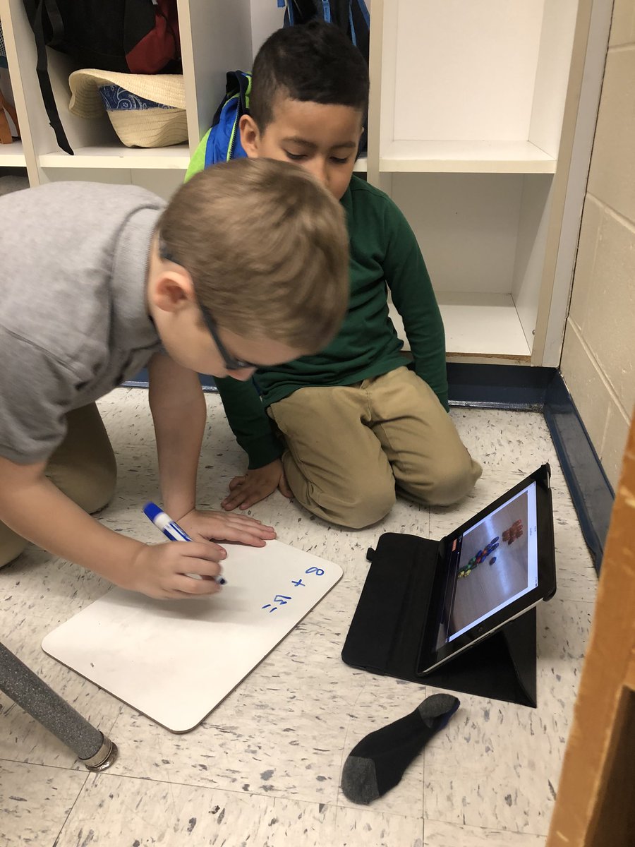 lbmichelefalco's tweet photo. Students created their own math word problems and uploaded them to our See Saw scavenger hunt and set out to listen and solve their classmates problems... each answer guided them to a new problem...we had so much fun being creative! @AAAlbelementary #seesaw #AAAFutureReady #math https://t.co/KTA0xZ1vXo