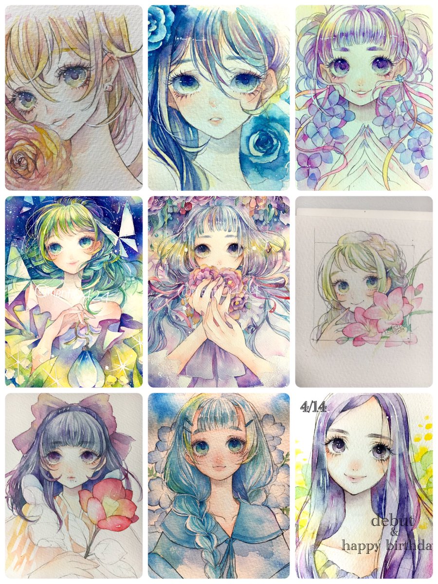 #集え水彩の魔法使いたちよ
2019年何だかんだ頑張ったなあ 