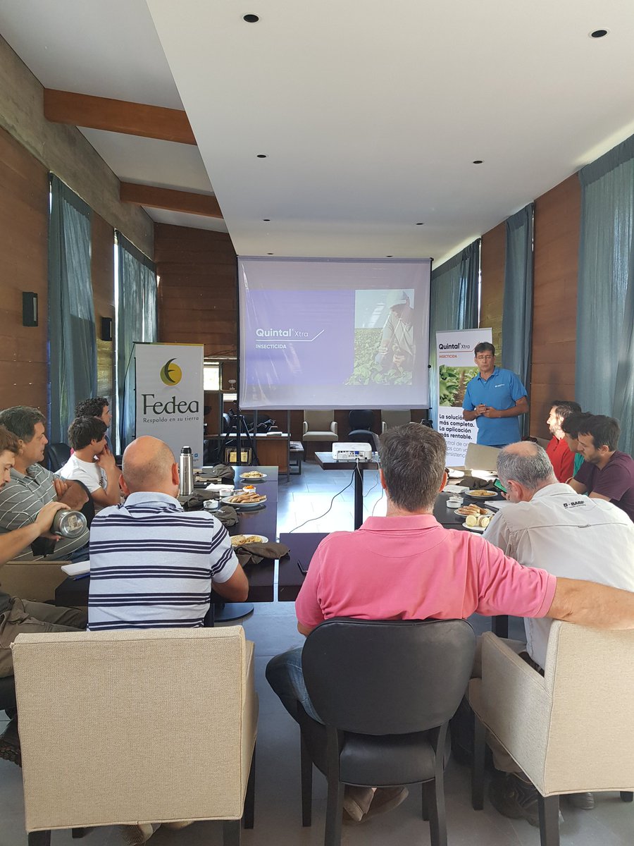 marianopaz7's tweet photo. Excelente jornada de intercambio y soluciones para el control de plagas que ofrece @CortevaARG de la mano de @GBistolfi. #Intrepid #QuintalXtra #Expedition. @fedeaagro https://t.co/NDMFdtLZJL