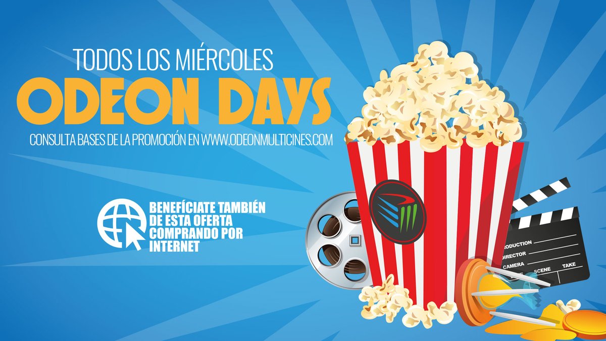 ¡Tenemos el plan claro para hoy! 🎬👉🏼 Aprovechar los #OdeonDays de @OdeonMulticines. ¿Y tú?