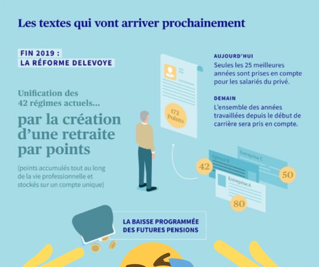 Bon ben AXA vient de tuer la #reformedesretraites !

💥« la baisse programmée des futures pensions »💥

💥💥👉PROGRAMMÉE👈💥💥

C’EST MARQUÉ SUR LEUR PUB POUR QUE VOUS PRENIEZ UNE RETRAITE PAR CAPITALISATION !!!
✊✊✊✊✊✊✊✊✊✊✊✊
#greve15janvier #greve16janvier