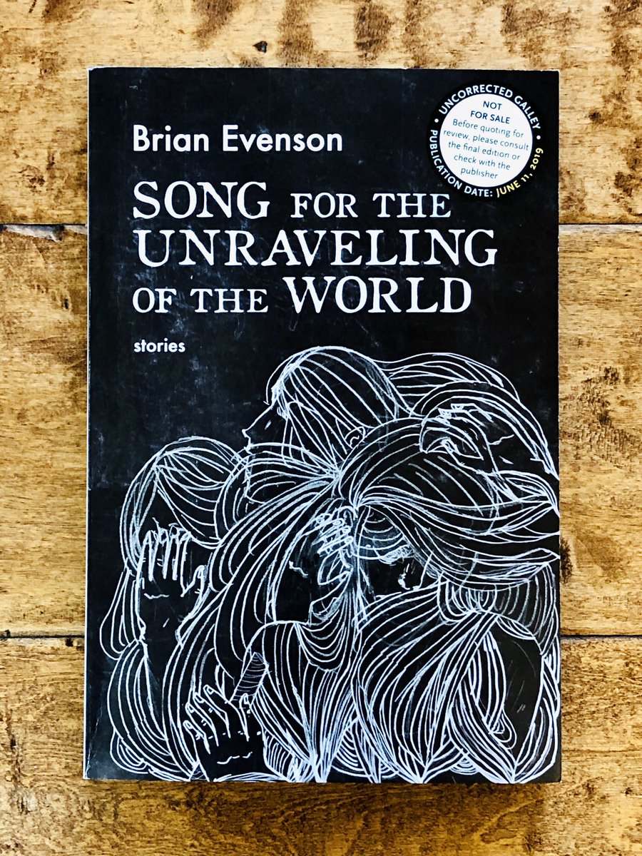1/15/2020: "Song for the Unraveling of the World" by Brian Evenson, the title story of his latest collection from  @Coffee_House_. Available online at  @Bourbonpenn:  https://bourbonpenn.com/issue/15/song-for-the-unravelling-of-the-world-by-brian-evenson.php