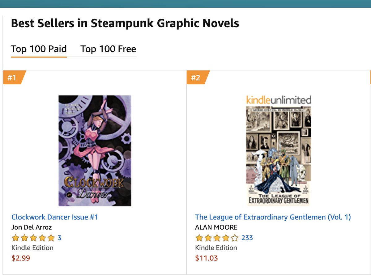 jondelarroz's tweet photo. @TheSoychild @Decimatorsart @ComicsJacks @Chimeracomics @ZaidComics @Zaidninja Thanks guys for helping make Clockwork Dancer a #1 bestseller! #CGOnly! #BLAMEWARCAMPAIGN
I love that this movement is truly about #ComicsFirst and not random BS. It's what separates us from the SJWs. https://t.co/3Vy4rfgdAQ