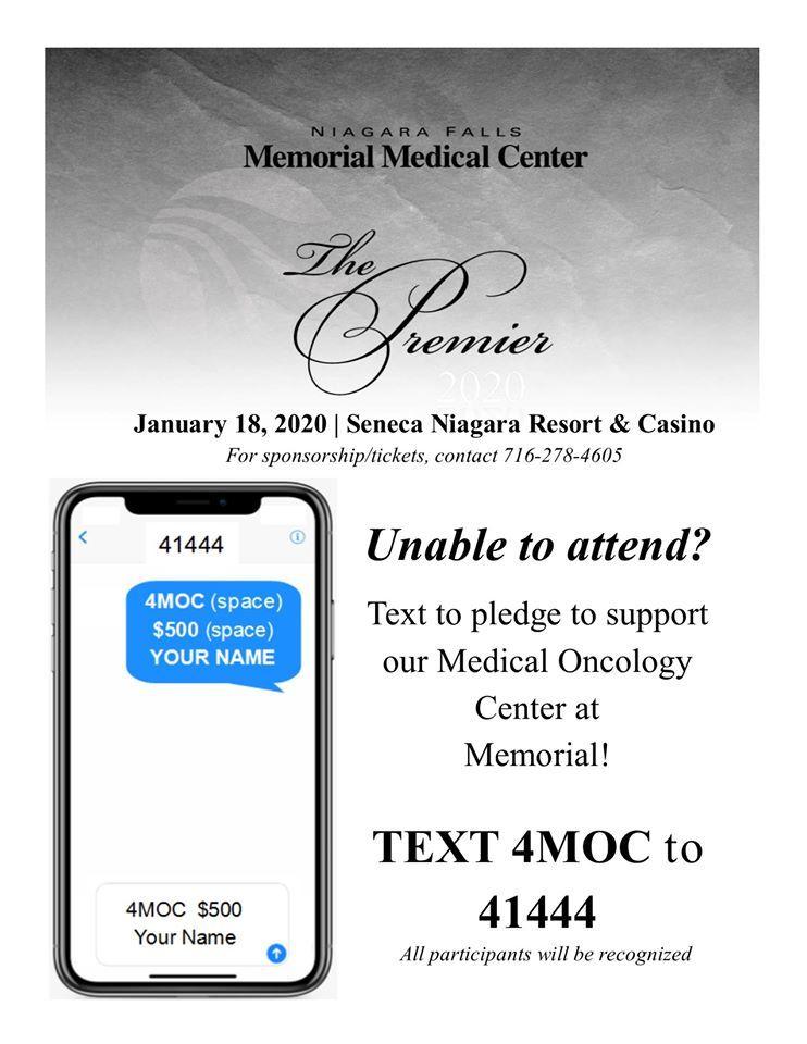 NFMemorial's tweet photo. We are gearing up for our 2020 Premier Gala THIS Saturday! Who's excited!? #explorememorial
Our text to pledge is also active! Text to pledge to help support our Medical Oncology Center here at NFMMC!
TEXT 4MOC to 41444!
*All participants will be recognized* https://t.co/ztbZMxhzCw