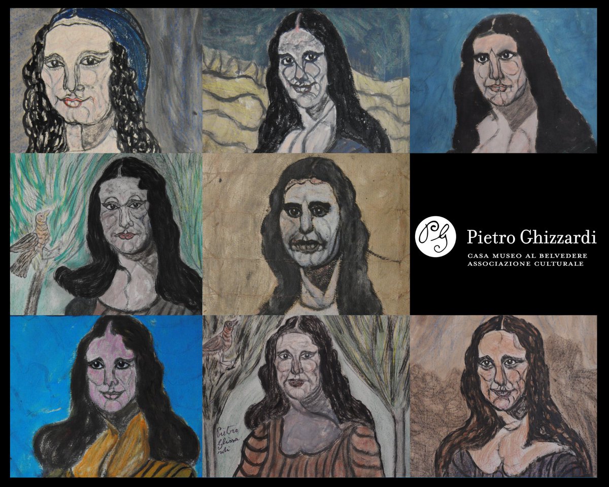 MuseoGhizzardi's tweet photo. Otto #Gioconde di #PietroGhizzardi in mostra al @MuseoDiotti di #Casalmaggiore (CR) dal 18 gennaio 2020 nell'ambito della mostra "«... il libro di Leonardo lo tengo appresso di me» Leonardo da Vinci nella casa di Giuseppe Diotti"  a cura di #ValterRosa. https://t.co/Zx3C1M5Iqj