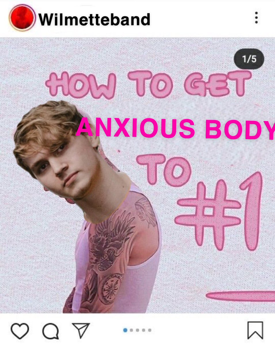 wilmetteband's tweet photo. PLEASE STREAM #ANXIOUSBODY IN YOUR SLEEP 💯💯😳😳 fr though https://t.co/lVUpZget7Y