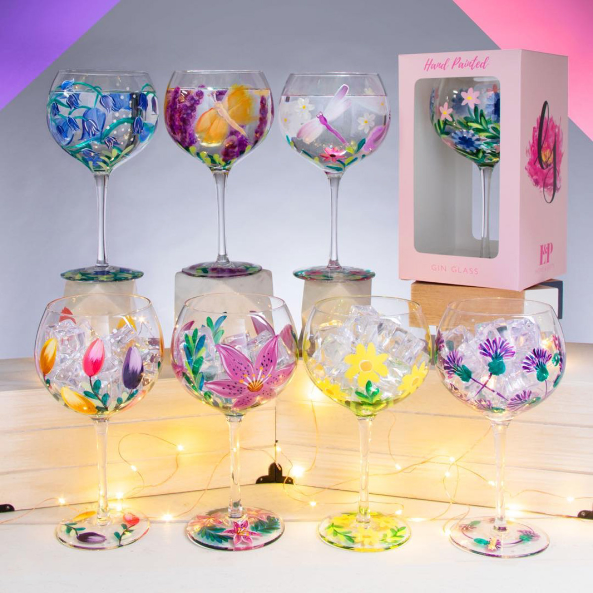 LesserPaveyLtd's tweet photo. Raise a glass to our new range of Lynsey Johnstone hand painted gin glasses! View the full range at: https://t.co/PE3z7oq8fr #TheLeonardoCollection #ginglass #ginandtonic #gingifts #houseware #glassware #handpainted #giftware #giftideas #giftinspiration #ginspiration #floralgifts https://t.co/BxPxwGCJMY
