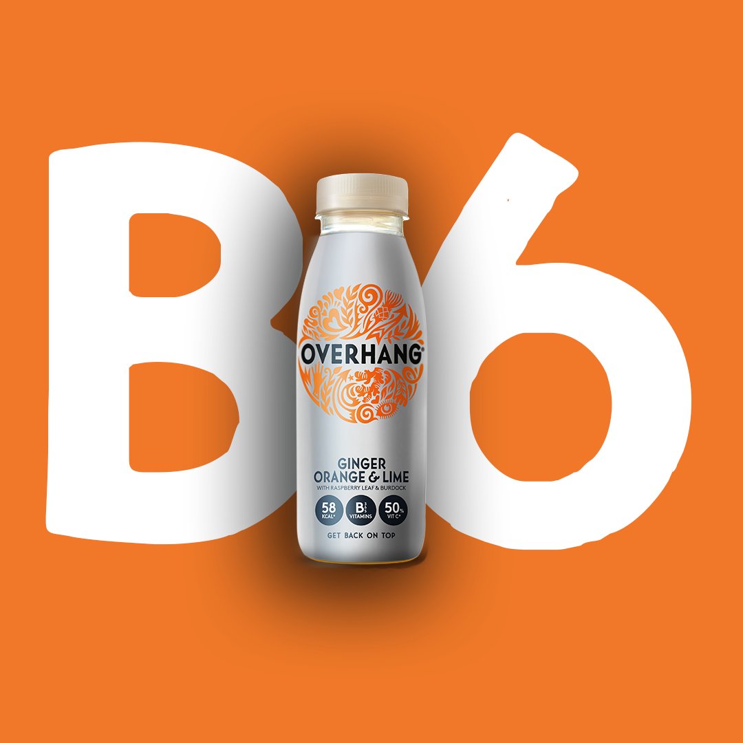 ✅ Reason number 1,000,0001 to drink Overhang: each bottle contains Vit- B6 to help: 
▶️ The nervous system, immune function, healthy skin, haemoglobin for red blood cells, regulating hormones and helping to reduce tiredness and fatigue 
Stock up here: bit.ly/2QI4RGz