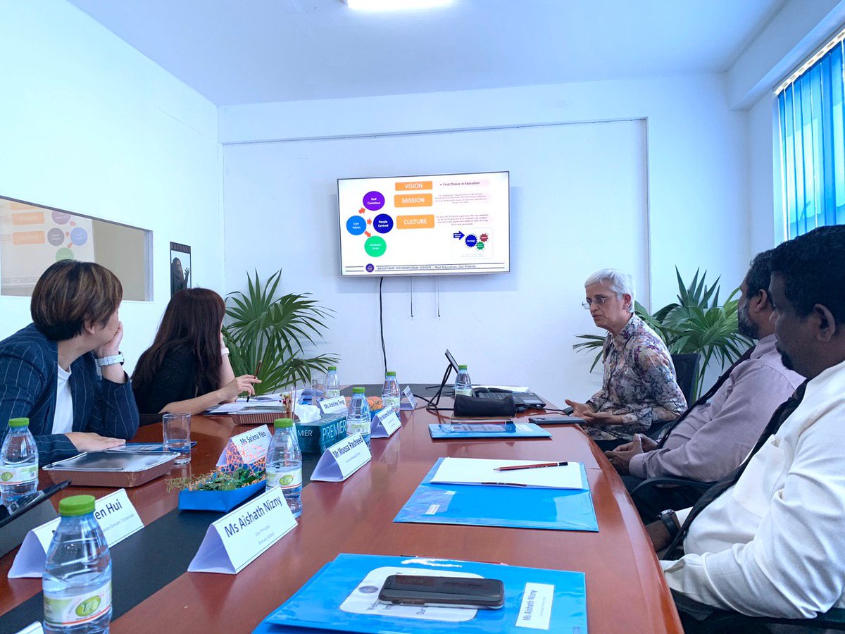 Brightwaymv's tweet photo. Singapore Examination and Assessment Board (SEAB) officials are currently visiting to our school.

Welcome to Brightway International School. @aisthly @MoEdumv @Mihaarunews https://t.co/4pMEJx28A5