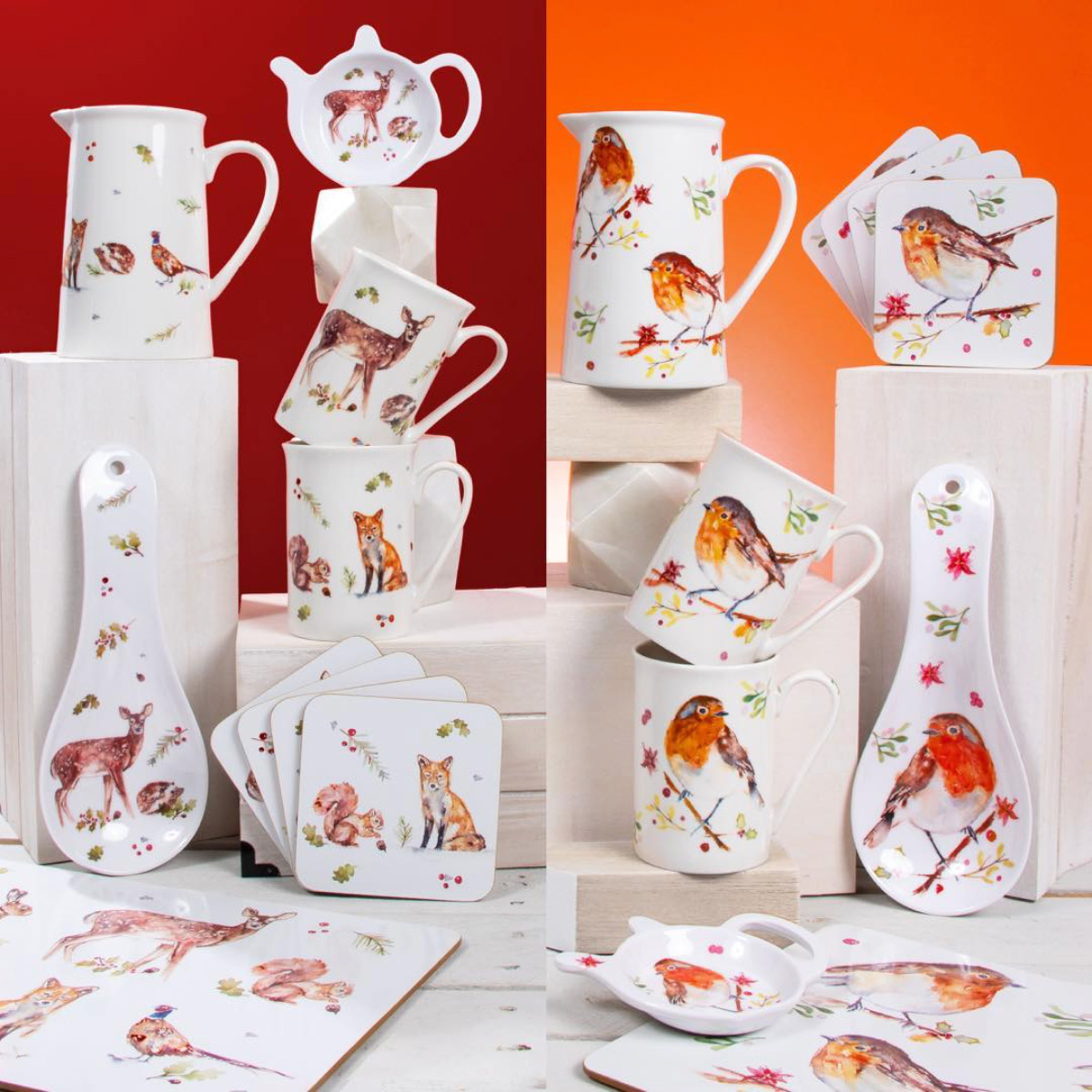 LesserPaveyLtd's tweet photo. We have not one but two brand new Jennifer Rose Christmas ranges! View our Winter Forst range https://t.co/b2SzVZ1TZm & our Robins range https://t.co/ZRsqgiLdpN #christmasgifts #christmaspresents #giftideas #giftinspiration #giftware #gifts #TheLeonardoCollection @JenniferRoseGal https://t.co/hHldOLlIWT