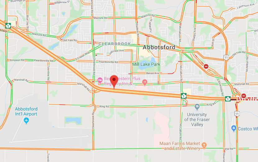 Abbotsford Airport on Twitter "LittleMsICS91 Please see the below map
