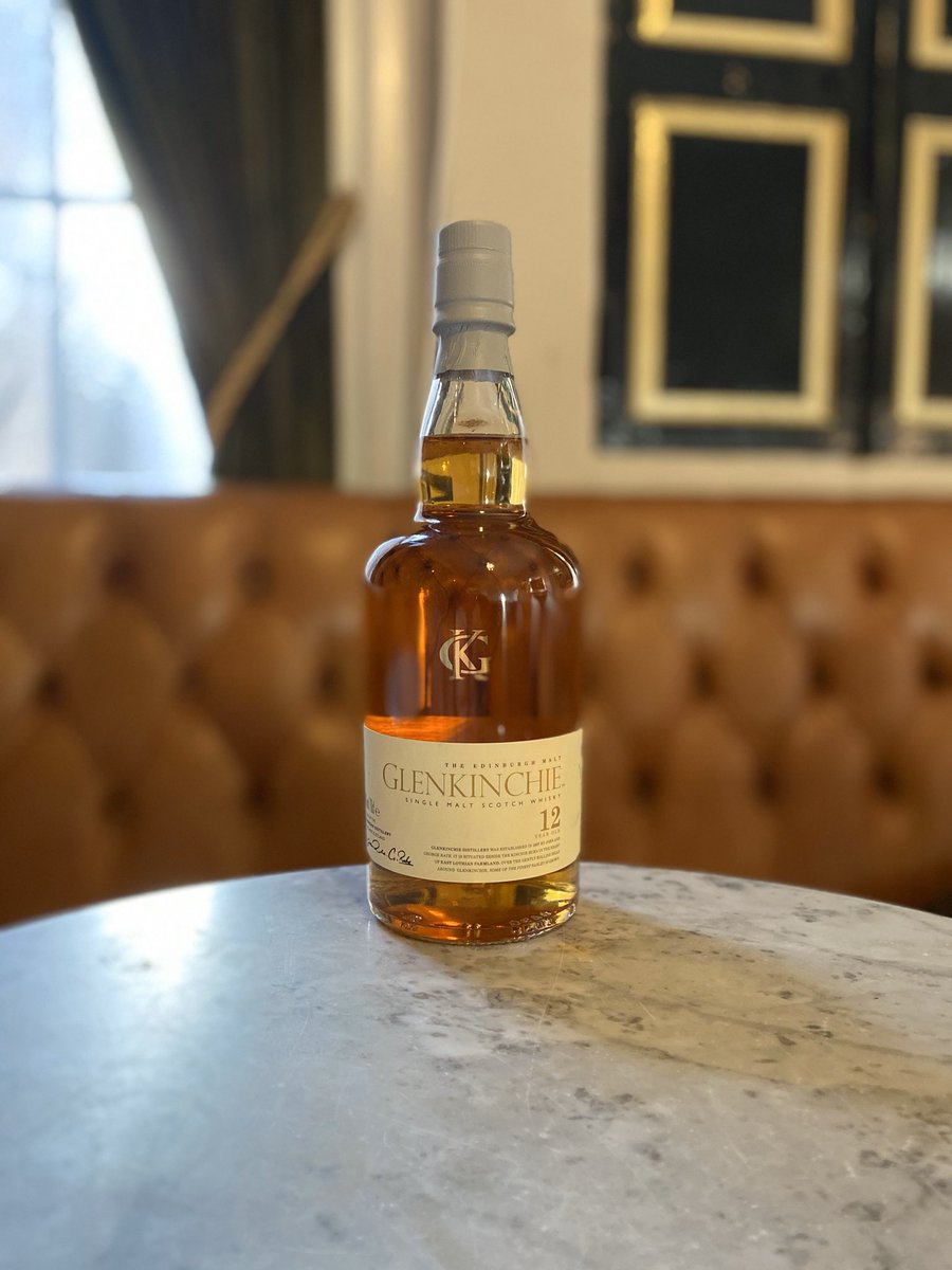Glenkinchie 12 year old - The single malt shows off the characteristic lightness and grassy elements that Lowland whiskies are known for, with nods to cooked fruit and Sauternes wine along the way. Find it in our shop today. 🥃🙌🏻