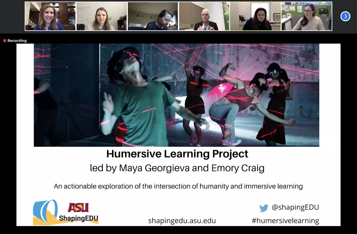 How can we humanize immersive learning experiences? We're kicking of the #HumersiveLearning Project NOW with our Innovators in Residence <a href="/mayaig/">Maya Georgieva</a> <a href="/emorycraig/">Emory Craig</a>! #shapingedu Learn more: shapingedu.asu.edu/humersive-lear… #edtech #XR #VR #AR