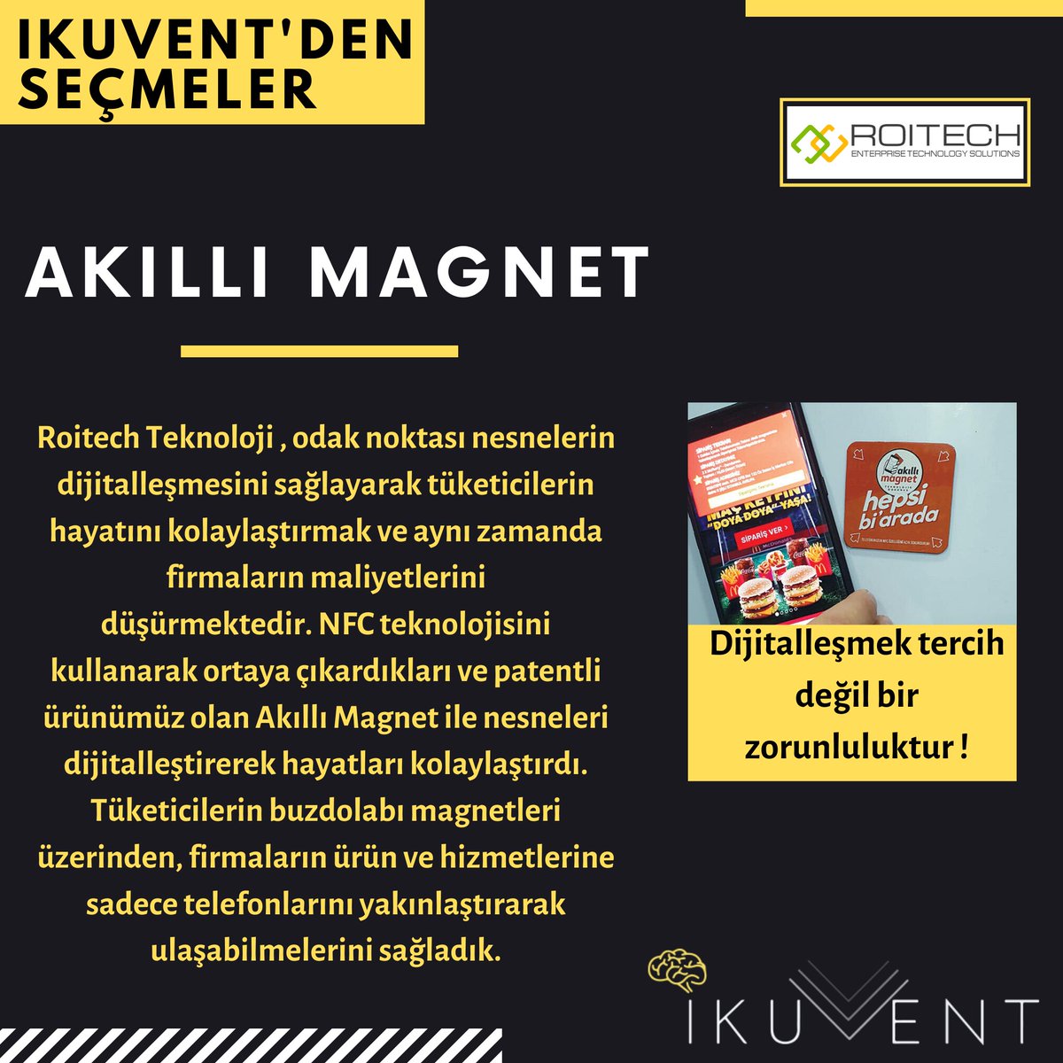 ikuvent's tweet photo. Bugün günlerden ROITECH AKILLI MAGNET! #iku #ikuvent #ventor #girisimcilik #motivasyon #roitech #startup #ikuedu #ikuiibf #akıllımagnet #serkanunek https://t.co/0gqVzDMqNl