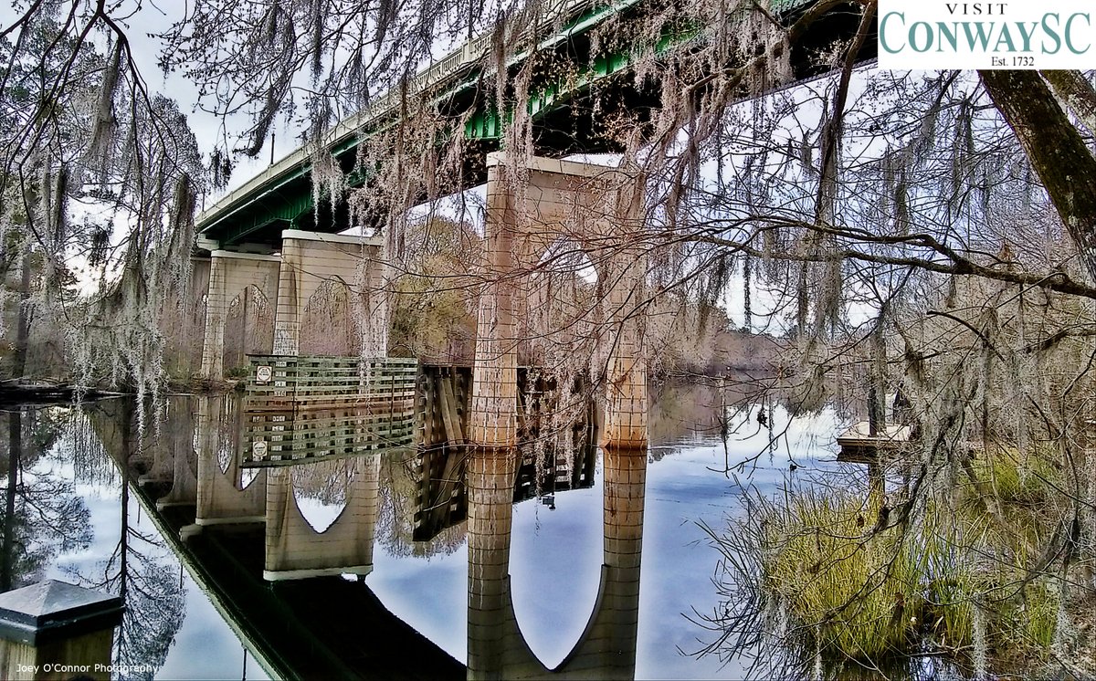 VisitConwaySC's tweet image. Even on a cloudy day in January it is still beautiful in #Conway #SC