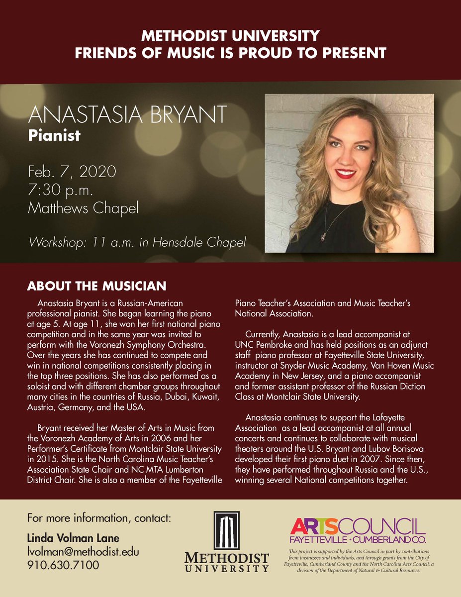 MethodistU's tweet photo. Join us this evening.

#FriendsOfMusic #MethodistUnviersity #EventsAtMU https://t.co/oxMV9sv9AC