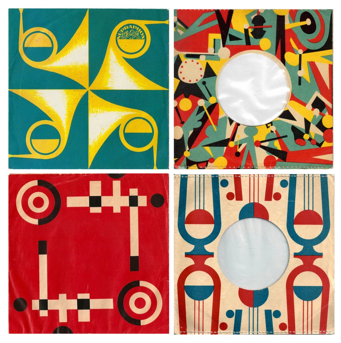 presentcorrect's tweet photo. 95 old Czech vinyl sleeves. For pattern lovers.

https://t.co/Q4uK1L5LPW https://t.co/BUYy5YlUw4