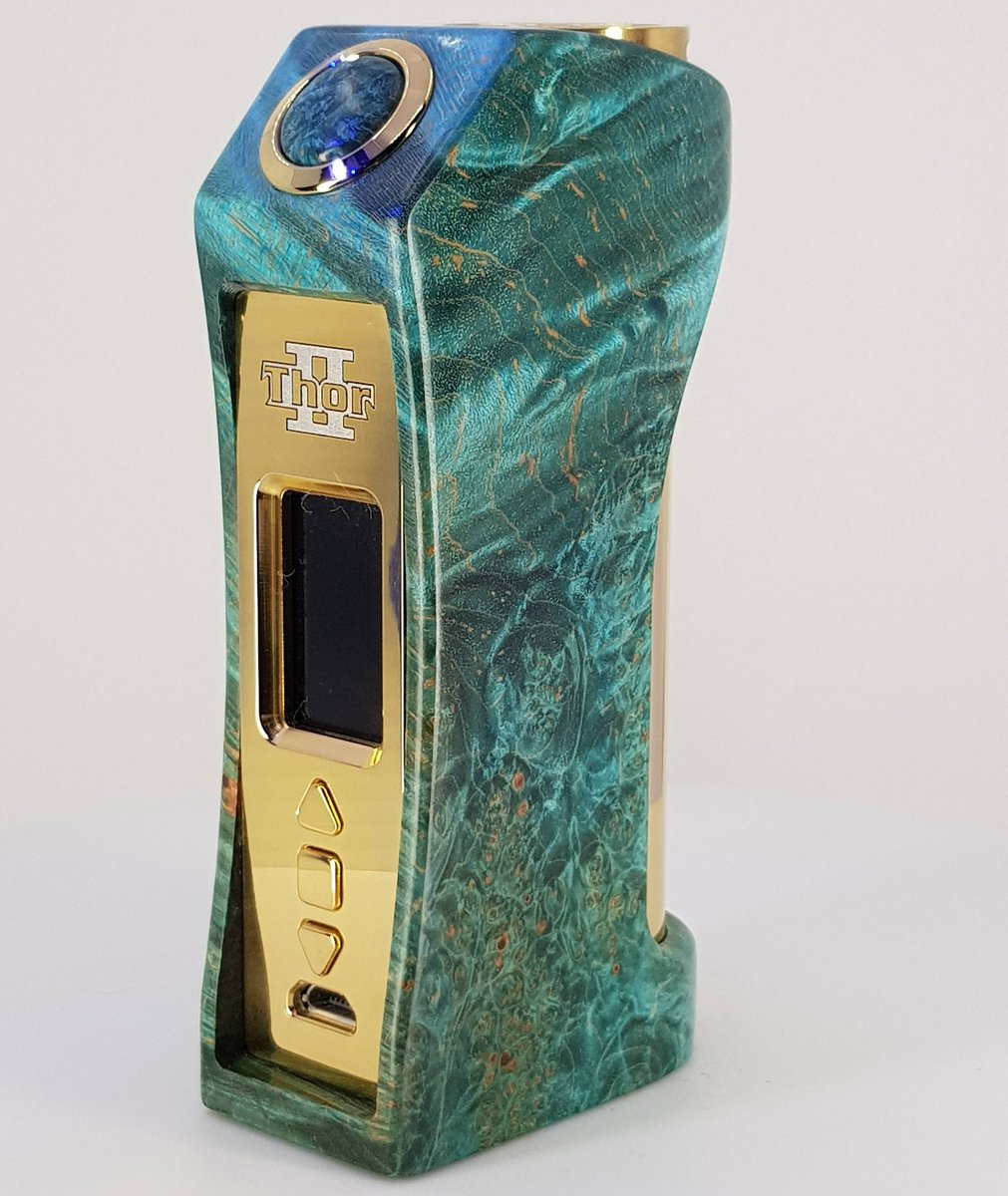 StabWoodMods's tweet photo. Ultroner Thor II Now available in Gold! Available on our website https://t.co/XRzlmufCjL
#stabwoodmodsuk #stabwoodmods #stabilizedwoodmods #ultronerthor2 #thor2 #thorII #21700mod #dna75c #sexymods #vapeporn #ultroner #ukvapenation #ukvape #ukvapeshop #vapenation #vapers https://t.co/QSfsl9CC9r