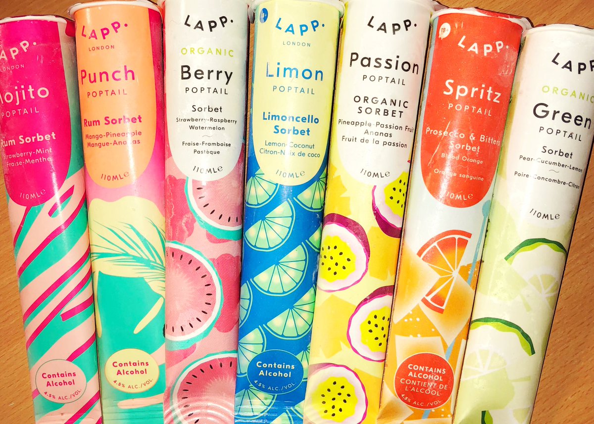 IdeasBoxLtd's tweet photo. Thank you @PoptailsbyLAPP for the great samples - 100% natural ingredients, zero fat, dairy and gluten free!!- our favourite was the Limon  Colada, with Limoncello, Lemon and Coconut! https://t.co/ga0tZHXVo0